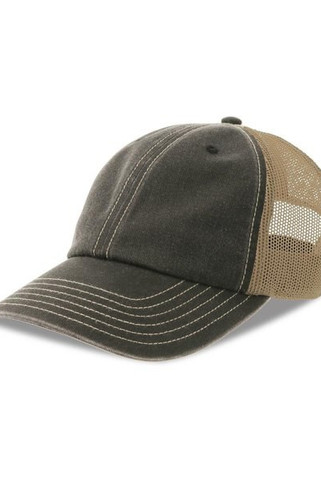 Atlantis ACTEON - Atlantis Teon 6 Panel Unstructured Low Profile Mid Visor Pigment Dyed Recycled Trucker Cap