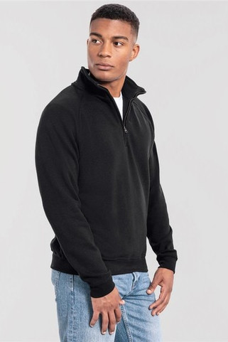 Fruit Of The Loom F62288 - FotL Iconic Premium Combed 300 Regular Fit Quarter Zip Sweat Adult