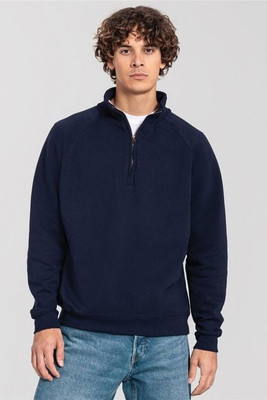 Fruit Of The Loom F62288 - FotL Iconic Premium Combed 300 Regular Fit Quarter Zip Sweat Adult