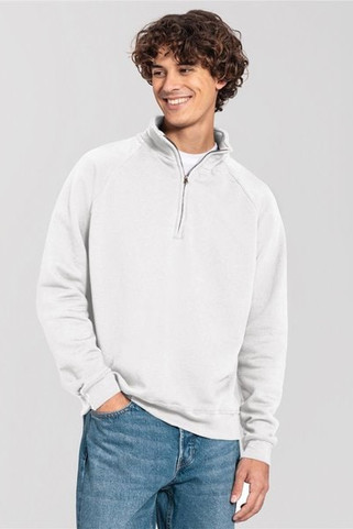 Fruit Of The Loom F62288 - FotL Iconic Premium Combed 300 Regular Fit Quarter Zip Sweat Adult