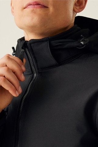 Regatta Professional RTRA701 - Regatta Venturer 300 3 Layer Hooded Softshell F/Z Adult