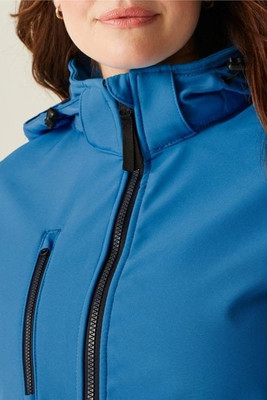 Regatta Professional RTRA702 - Regatta Venturer 300 3 Layer Hooded Softshell F/Z Ladies