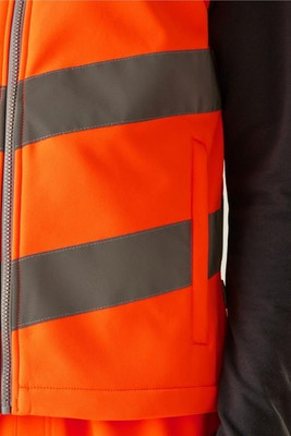 Regatta Professional RTRB201 - Regatta Pro Contract Hi Vis Ablaze 270 2 Layer Softshell Bodywarmer Adult