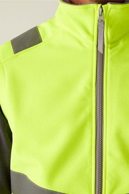Regatta Professional RTRB201 - Regatta Pro Contract Hi Vis Ablaze 270 2 Layer Softshell Bodywarmer Adult