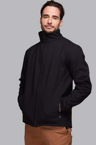 Mustaghata BELLECOMBE - Blouson softshell Homme en polyester recyclé Made in France