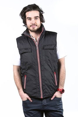 Barents MOOVE - BODYWARMER UNISEX OMKEERBAAR MET CONTRASTERENDE RITS