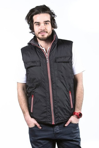 Barents MOOVE - BODYWARMER UNISEX OMKEERBAAR MET CONTRASTERENDE RITS