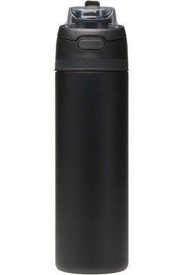 Theron 800 ml RCS recycled single wall stainless steel water bottle with dual function lid - EgotierPro 100951
