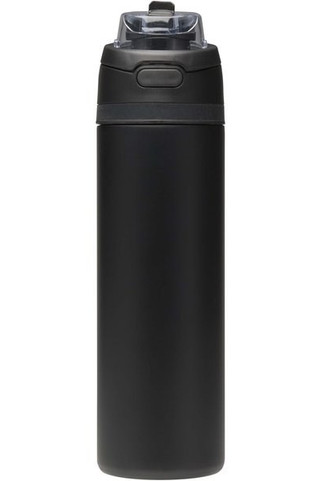 Theron 800 ml RCS recycled single wall stainless steel water bottle with dual function lid - EgotierPro 100951