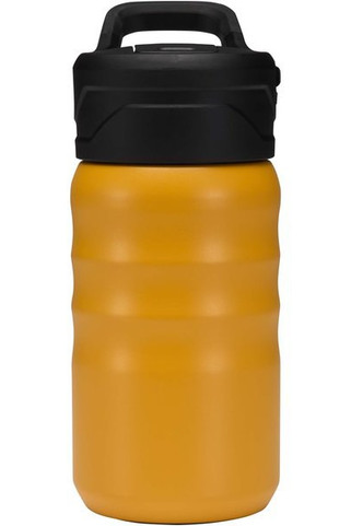Sportovní láhev Knox 350 ml RCS z recyklované nerezové oceli s dvojitou stěnou a sklopnou slámkou - EgotierPro 100952