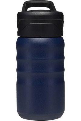Knox 350 ml RCS recycled double wall stainless steel sport bottle with flip straw - EgotierPro 100952