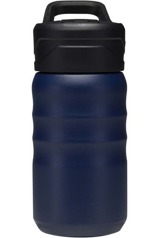 Knox 350 ml RCS recycled double wall stainless steel sport bottle with flip straw - EgotierPro 100952
