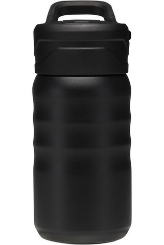Knox 350 ml RCS recycled double wall stainless steel sport bottle with flip straw - EgotierPro 100952
