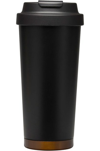 Hampton 480 ml RCS recycled stainless steel double wall vacuum insulated tumbler - EgotierPro 100956