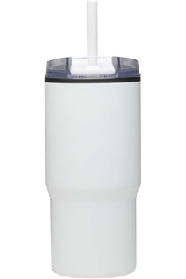 Westin 540 ml RCS recycled double wall insulated tumbler with straw - EgotierPro 100959