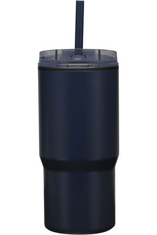 Westin 540 ml RCS recycled double wall insulated tumbler with straw - EgotierPro 100959