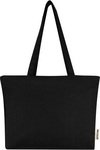 Sac shopping zippé coton 320 g/m² Ningbo 15L - EgotierPro 120331