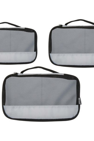 Jet GRS recycled packing cubes - set of 3 - EgotierPro 120807