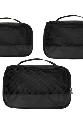 Jet GRS recycled packing cubes - set of 3 - EgotierPro 120807