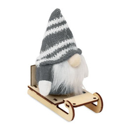 FROSTY SLEIGH Gnome on wooden sleigh - GiftRetail CX1588
