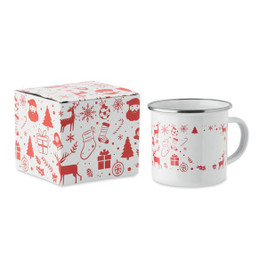 SEASOMEL Christmas enamel mug 300ml - GiftRetail CX1595