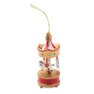 WHIRL Wooden carousel ornament - GiftRetail CX1604
