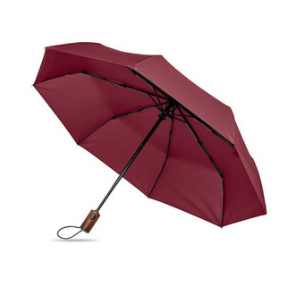 RAYNA FOLD 21" parasol automatyczny z drewnia - GiftRetail MO3219