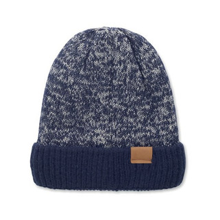PUNTOS Knitted beanie with cuff - GiftRetail MO3221