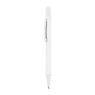 Stylo à bille au design moderne, fabriqué à partir daluminium recyclé (100% rAL), avec une finition en caoutchouc - Egotier 91991