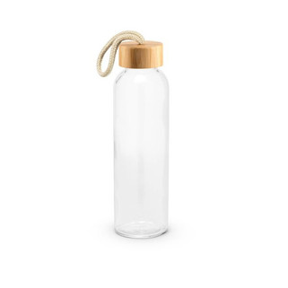 Bouteille en verre avec bouchon en bambou, 520 ml - Egotier 94449