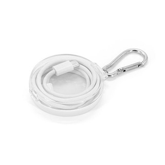 Câble USB-C vers USB-C avec gaine tressée (60 W), fabriqué en ABS, acier inoxydable, aluminium et polyester - Egotier 97222