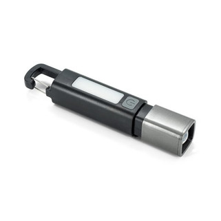 ABS torch, with a 2 W LED light (53 lumens) at the front and a COB light (53 lumens) at the top - Egotier 98173