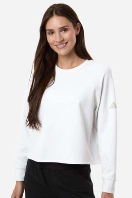 Adidas A1014 - Women's Beyond Side-Snap Crewneck Sweatshirt