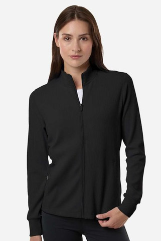 Adidas A1015 - Chaqueta Texturizada de Cremallera Completa para Mujer