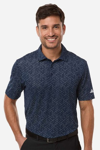 Adidas A2023 - Mens Ultimate365 Mesh Tango Print Climacool Polo