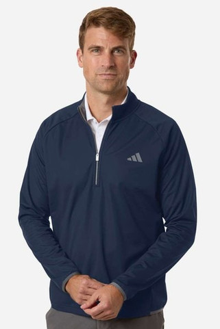 Adidas A2027 - Mens Ultimate365 Wind Quarter-Zip Pullover