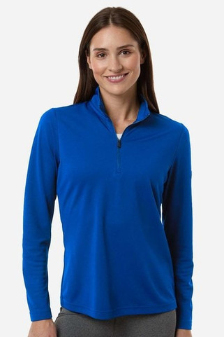 Adidas A400 - Jersey ligero con media cremallera para mujer