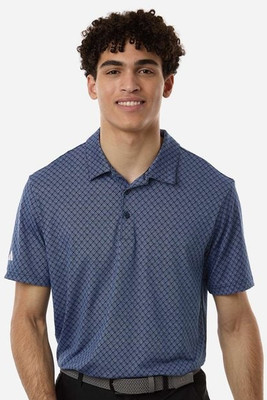 Adidas A716 - Men's 4-Way Stretch Printed Polo