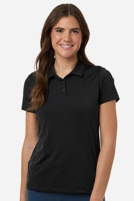 Adidas A717 - Polo estampado elástico de 4 direcciones para mujer