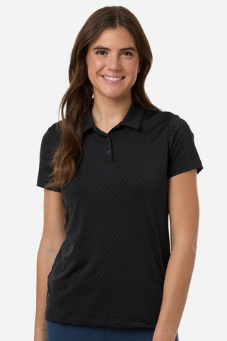 Adidas A717 - Womens 4-Way Stretch Printed Polo