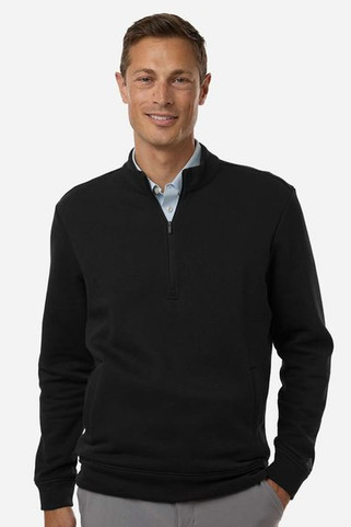 Adidas A721 - Mens Elevated Fleece Quarter-Zip Pullover