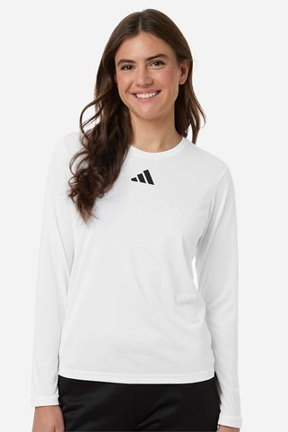 Adidas AT105 - Womens Pregame Long Sleeve T-Shirt
