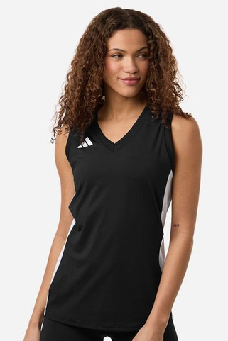 Adidas AT120 - Womens Quickset V-Neck Sleeveless Jersey