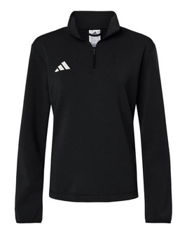 Adidas AT401 - Sudadera de 3 rayas con cremallera de 1/4 para mujer