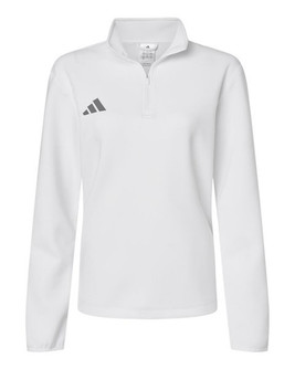 Adidas AT401 - Women's 3-Stripes Quarter-Zip Pullover