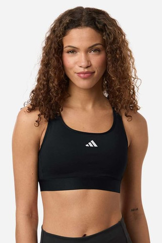 Adidas AT750 - Sujetador deportivo de compresión Techfit para mujer con espalda cruzada