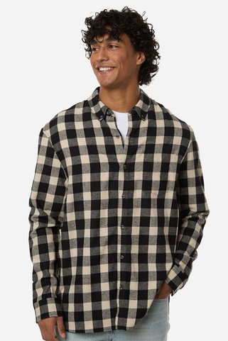 Boxercraft BU7401 - Camisa de franela con botones para hombre