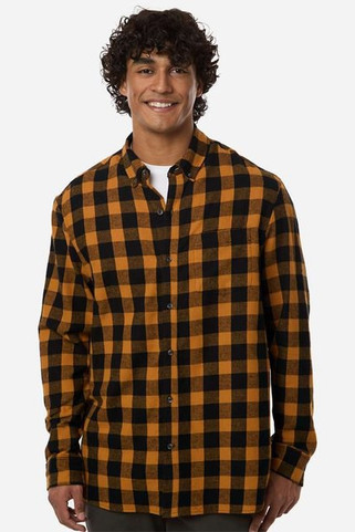 Boxercraft BU7401 - Camisa de franela con botones para hombre