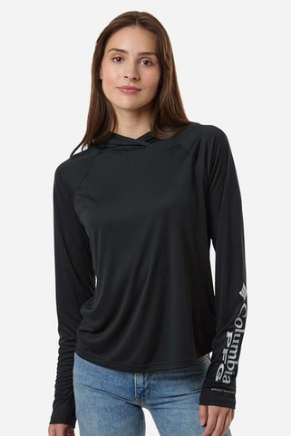 Columbia 216061 - Camiseta con capucha de manga larga PFG Tidal™ para mujer