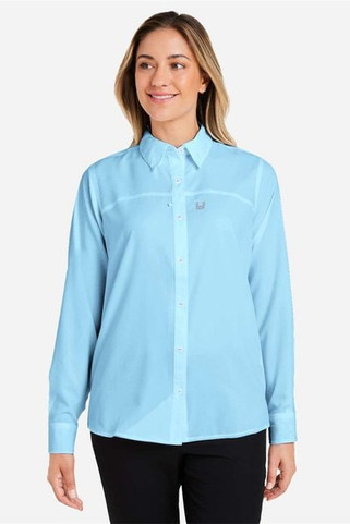 HUK H615006 - Ladies Tide Point Long Sleeve Shirt